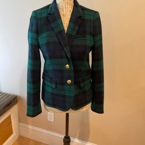 jcrew plaid schoolboy blazer